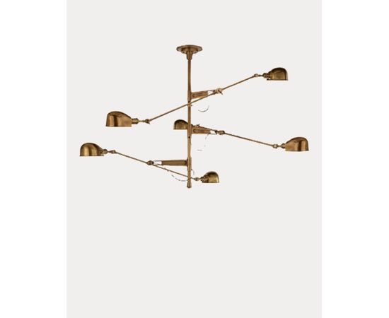 Люстра Ralph Lauren Home RL &#039;67 Triple-Arm Chandelier, фото 3