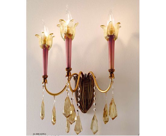 Настенный светильник Stillux Lumen 3406/AS-PO-A, фото 1