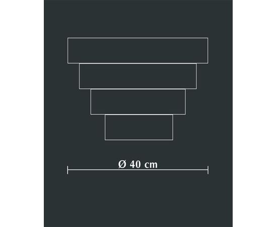 Люстра Stillux TOWER 1701/PLF40, фото 1