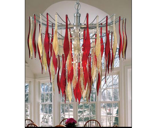 Люстра Stillux GLASSIS 1297/20 OR, фото 1