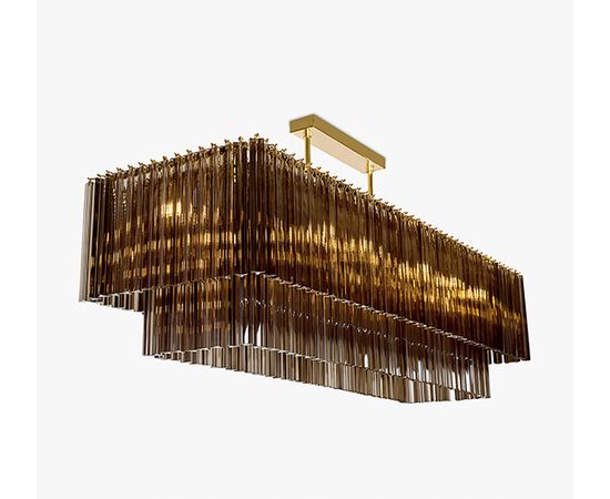 Люстра Bella Figura Large Two Tier Rectangular Chandelier CL452, фото 3