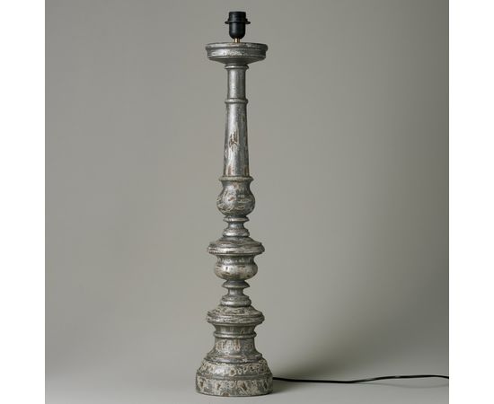 Настольная лампа Becara Distressed grey table lamp, фото 1
