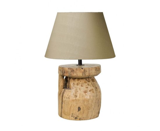 Настольная лампа Becara Natural wooden trunk table lamp, фото 1
