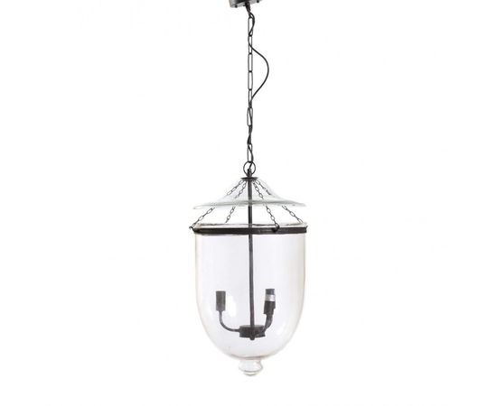 Подвесной светильник Becara Small glass and dark bronze ceiling lamp, фото 1