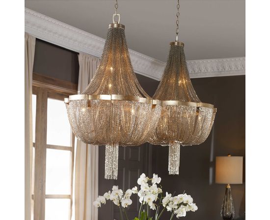 Люстра UTTERMOST Cascata, 7 Lt Chandelier, фото 2