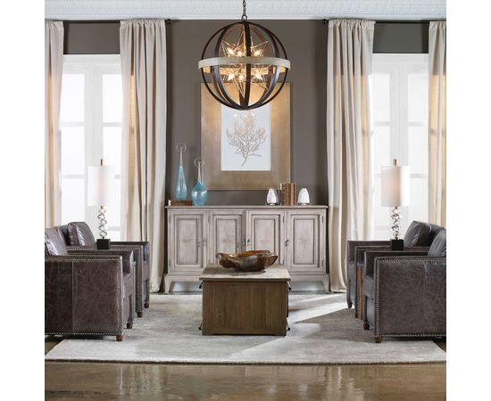 Люстра UTTERMOST Polaris, 8 Lt Pendant, фото 4