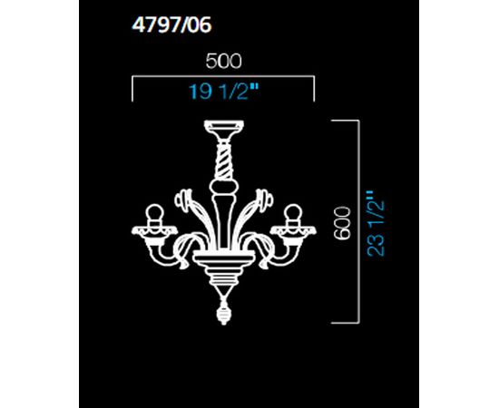 Люстра Barovier&amp;Toso 4797/06, фото 1