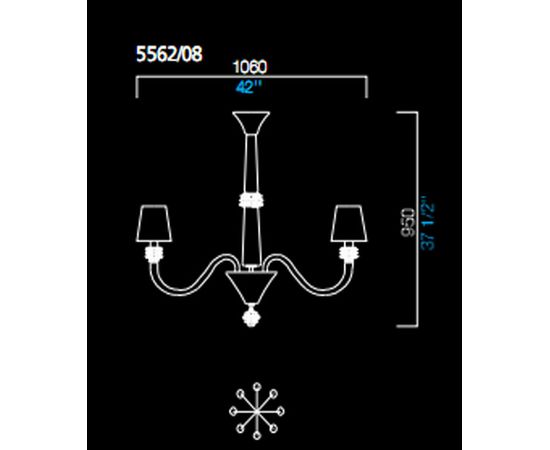 Люстра Barovier&amp;Toso 5562/08, фото 1