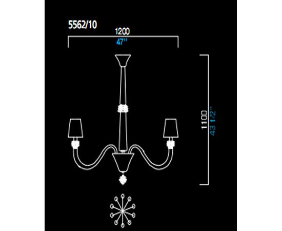 Люстра Barovier&amp;Toso 5562/10, фото 1