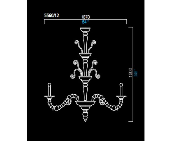 Люстра Barovier&amp;Toso 5560/12, фото 1