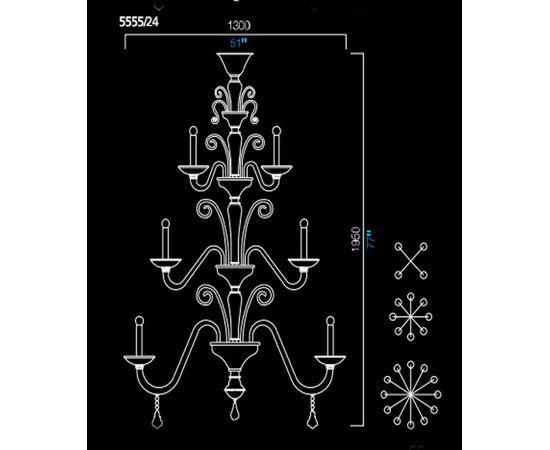Люстра Barovier&amp;Toso 5555/24, фото 1