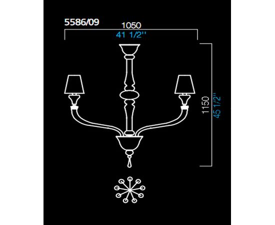 Люстра Barovier&amp;Toso 5586/09, фото 1