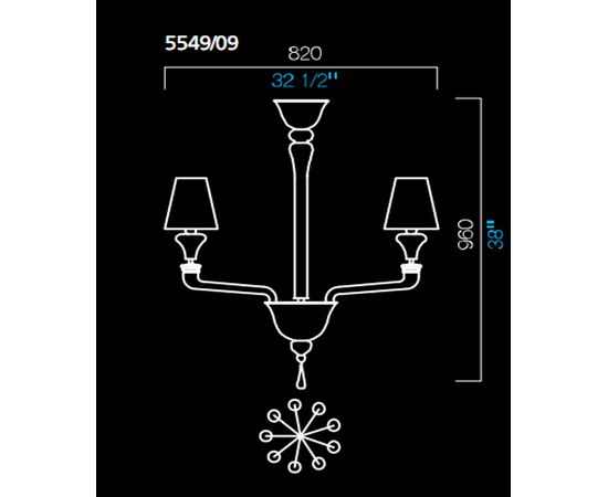 Люстра Barovier&amp;Toso 5549/09, фото 1