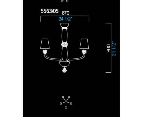 Люстра Barovier&amp;Toso 5563/05, фото 1