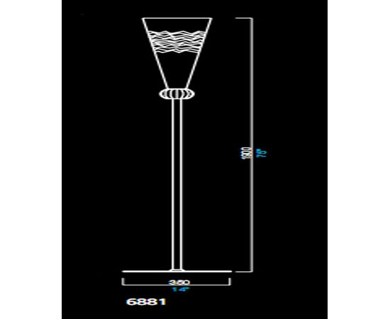 Напольный светильник Barovier&amp;Toso 6881, фото 1