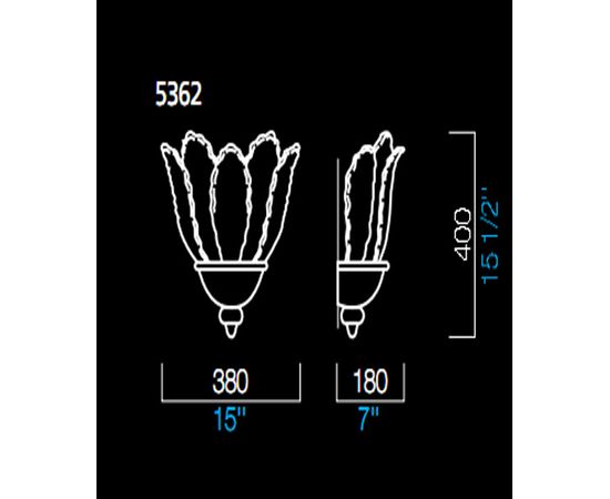 Настенный светильник Barovier&amp;Toso 5362, фото 1