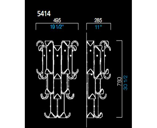 Настенный светильник Barovier&amp;Toso 5414, фото 1