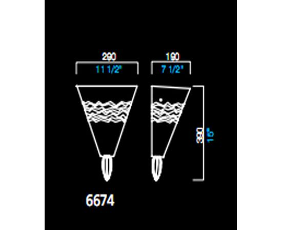 Настенный светильник Barovier&amp;Toso 6674, фото 1