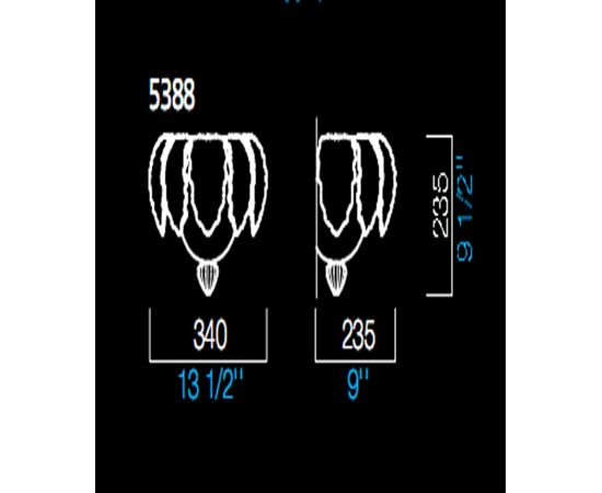 Настенный светильник Barovier&amp;Toso 5388, фото 1