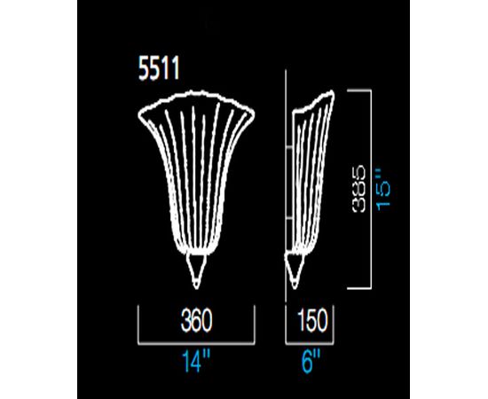 Настенный светильник Barovier&amp;Toso 5511, фото 1