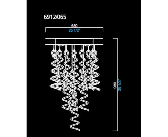 Потолочный светильник Barovier&amp;Toso 6912/065, фото 1