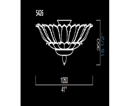 Потолочный светильник Barovier&amp;Toso 5426, фото 1