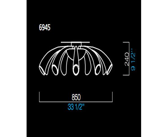 Потолочный светильник Barovier&amp;Toso 6945, фото 1