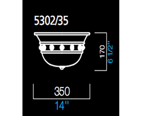 Потолочный светильник Barovier&amp;Toso 5302/35, фото 1