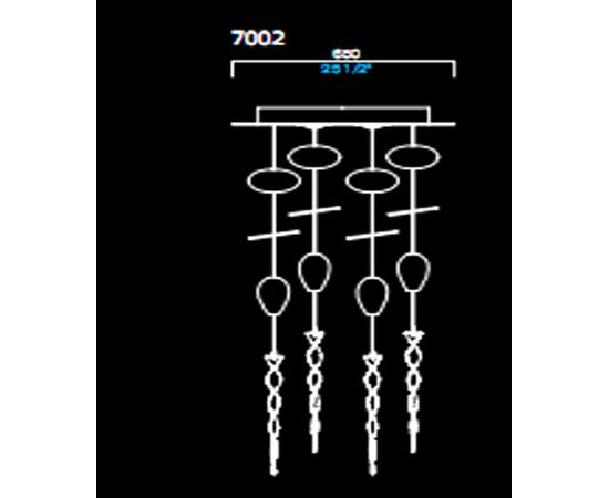 Потолочный светильник Barovier&amp;Toso 7002, фото 1
