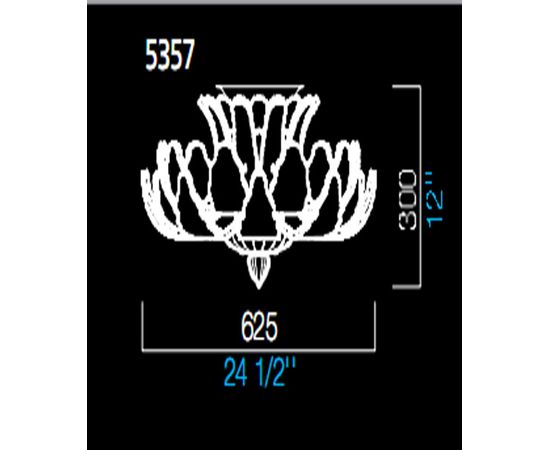 Потолочный светильник Barovier&amp;Toso 5357, фото 1