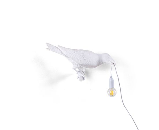 Настенный светильник Seletti Bird Lamp White Looking Right, фото 6