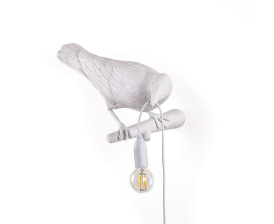 Настенный светильник Seletti Bird Lamp White Looking Right, фото 7