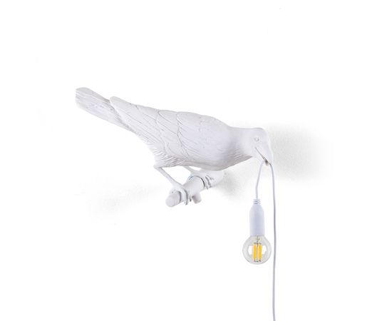 Настенный светильник Seletti Bird Lamp White Looking Right, фото 3