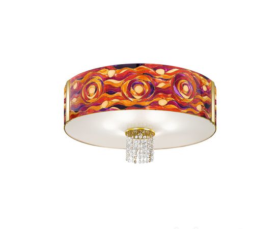 Потолочный светильник Kolarz EMOZIONE, Aqua Red, Ø60, фото 1