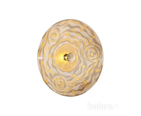 Настенный светильник Kolarz LUNA, Aqua Champagne, Ø54/20, фото 1