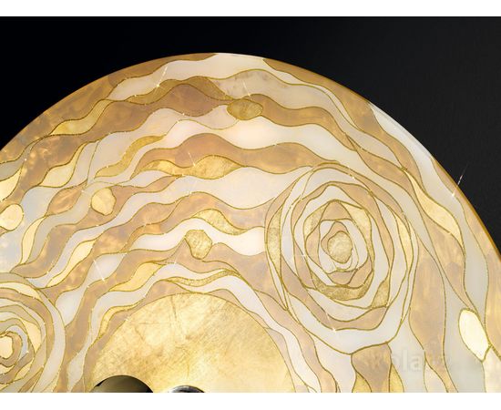 Настенный светильник Kolarz LUNA, Aqua Champagne, Ø54/20, фото 5