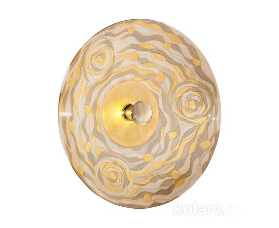 Настенный светильник Kolarz LUNA, Aqua Champagne, Ø54/20, фото 4