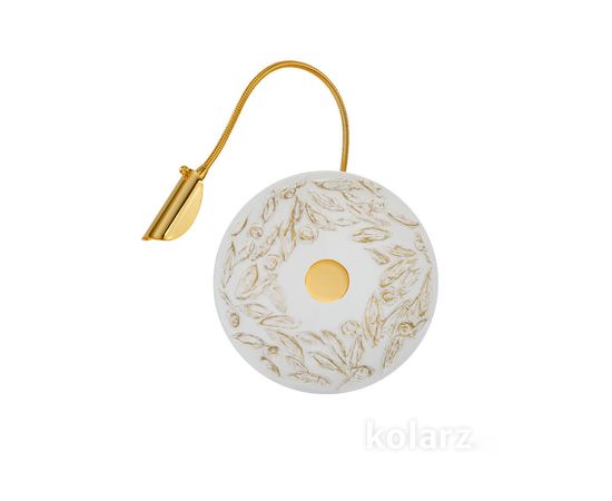 Настенный светильник Kolarz LUNA, Libertà White/Antique, Ø20/8, фото 1