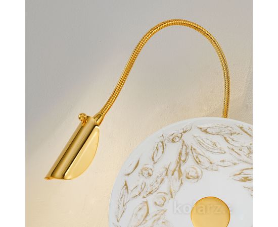 Настенный светильник Kolarz LUNA, Libertà White/Antique, Ø20/8, фото 3