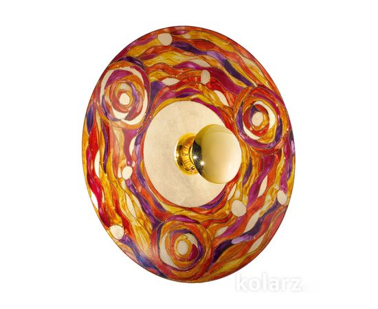 Настенный светильник Kolarz LUNA, Aqua Blue, Ø42/18, фото 3