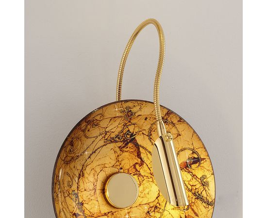 Настенный светильник Kolarz LUNA, Medici Gold, Ø20/8, фото 2