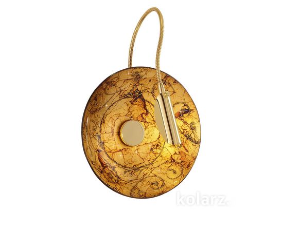 Настенный светильник Kolarz LUNA, Medici Gold, Ø20/8, фото 1