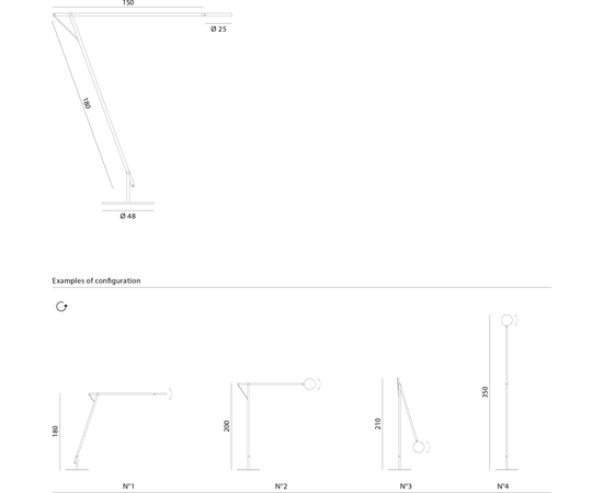 Напольный светильник Rotaliana String XL, фото 4