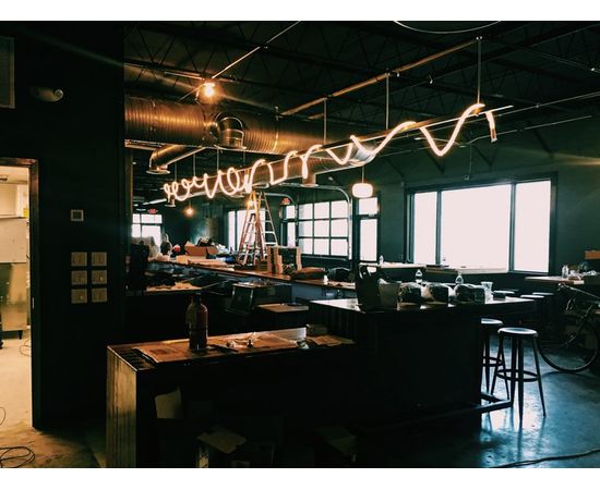 Полу-встраиваемый подвесной светильник Luke Lamp Co. Tracer Loop FLUSH MOUNT, фото 10