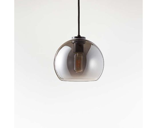 Подвесной светильник Crate and Barrel Arren Single Pendant with Round Shade, фото 1
