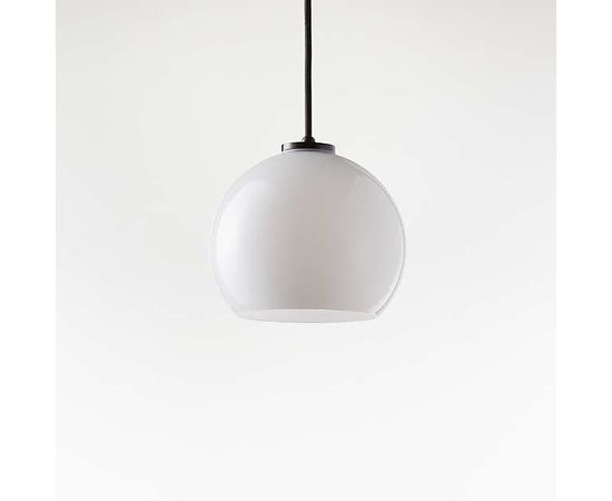 Подвесной светильник Crate and Barrel Arren Single Pendant with Round Shade, фото 8