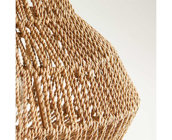 Подвесной светильник Crate and Barrel Cabo Small Woven Pendant Light, фото 9