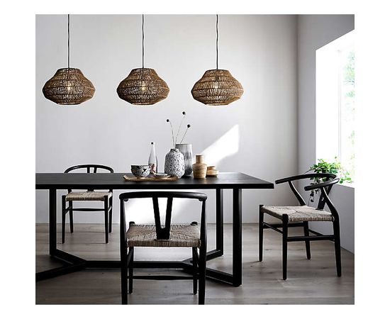 Подвесной светильник Crate and Barrel Cabo Small Woven Pendant Light, фото 8