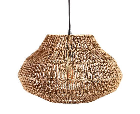 Подвесной светильник Crate and Barrel Cabo Small Woven Pendant Light, фото 6