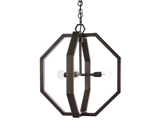 Люстра Crate and Barrel Cooper Dark Brass Chandelier, фото 2